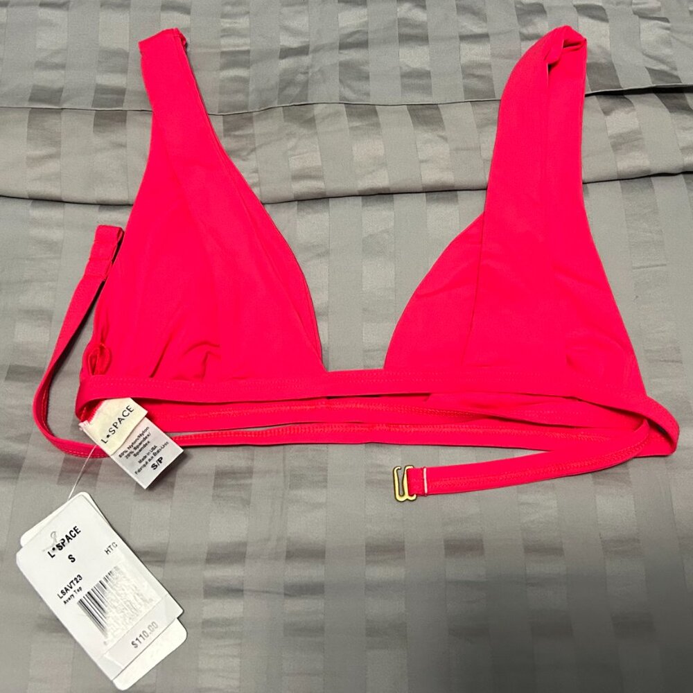 l*space avery bikini top pink